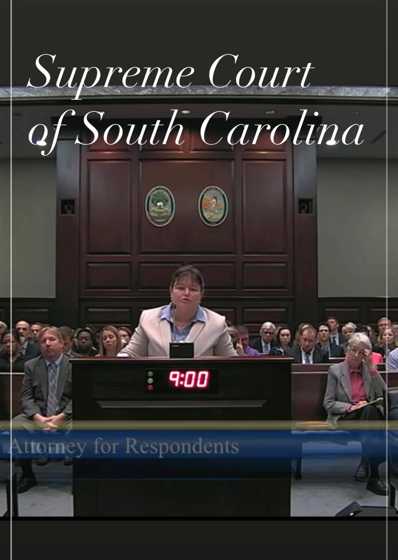 Attorney Melinda Butler arguing before the Supreme Court of South Carolina
